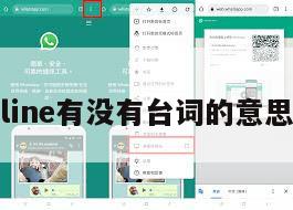 line有没有台词的意思